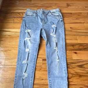 Size 11 Charlotte Rouse high waisted stretch skinny jeans